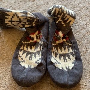 Pendleton slipper socks, new